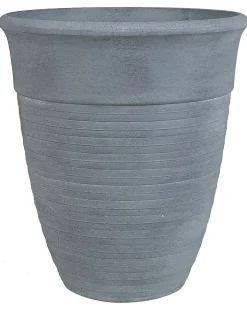 Sæt med 2 plantekrukker KATALIMA 50 cm Grå