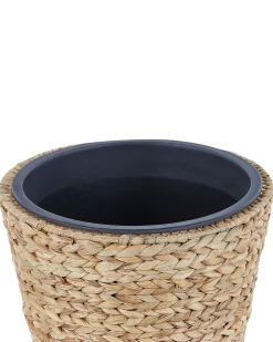 Sæt med 3 plantekrukker PLAKA 29/37/49 cm Naturlig Vandhyacint