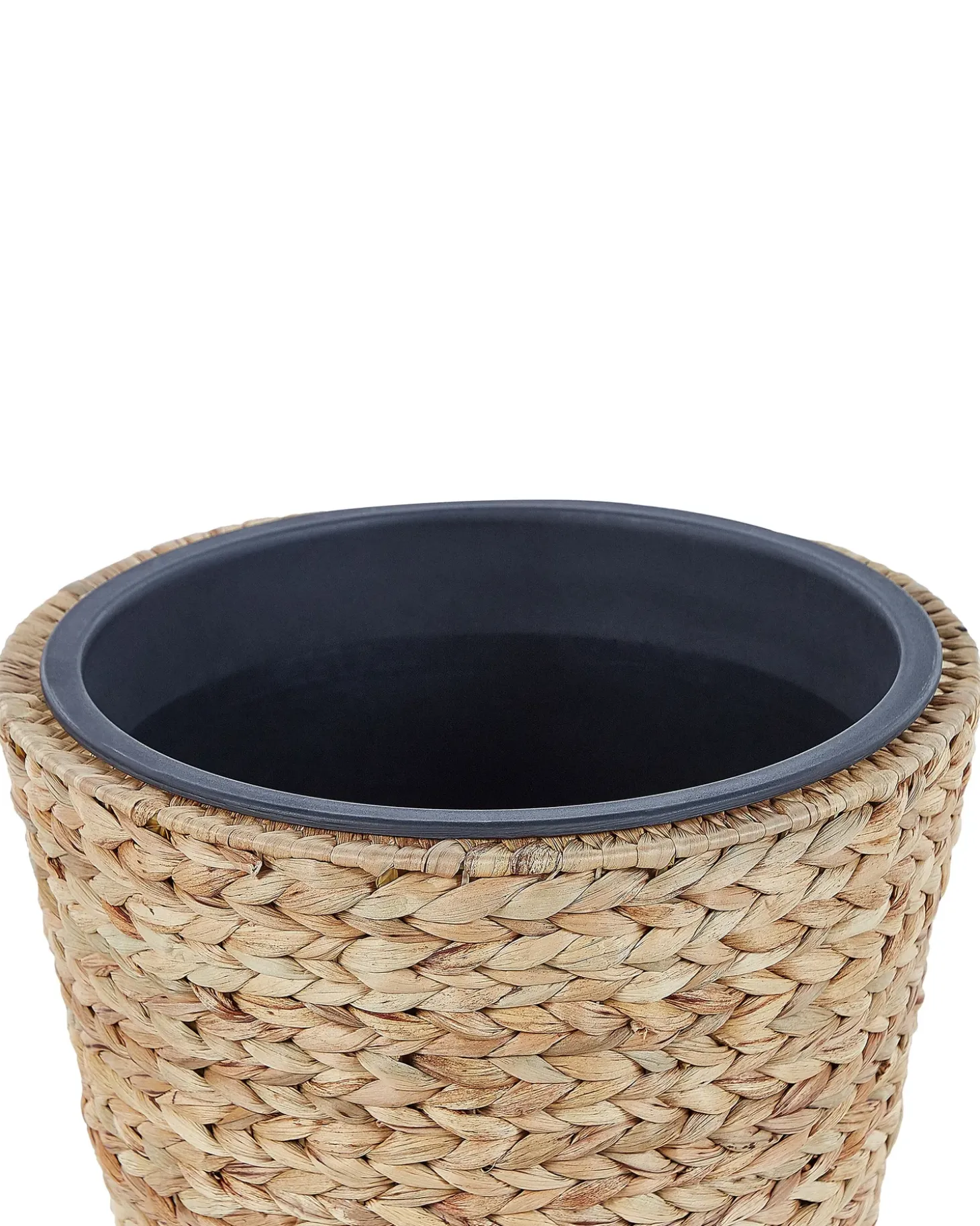 Sæt med 3 plantekrukker PLAKA 29/37/49 cm Naturlig Vandhyacint