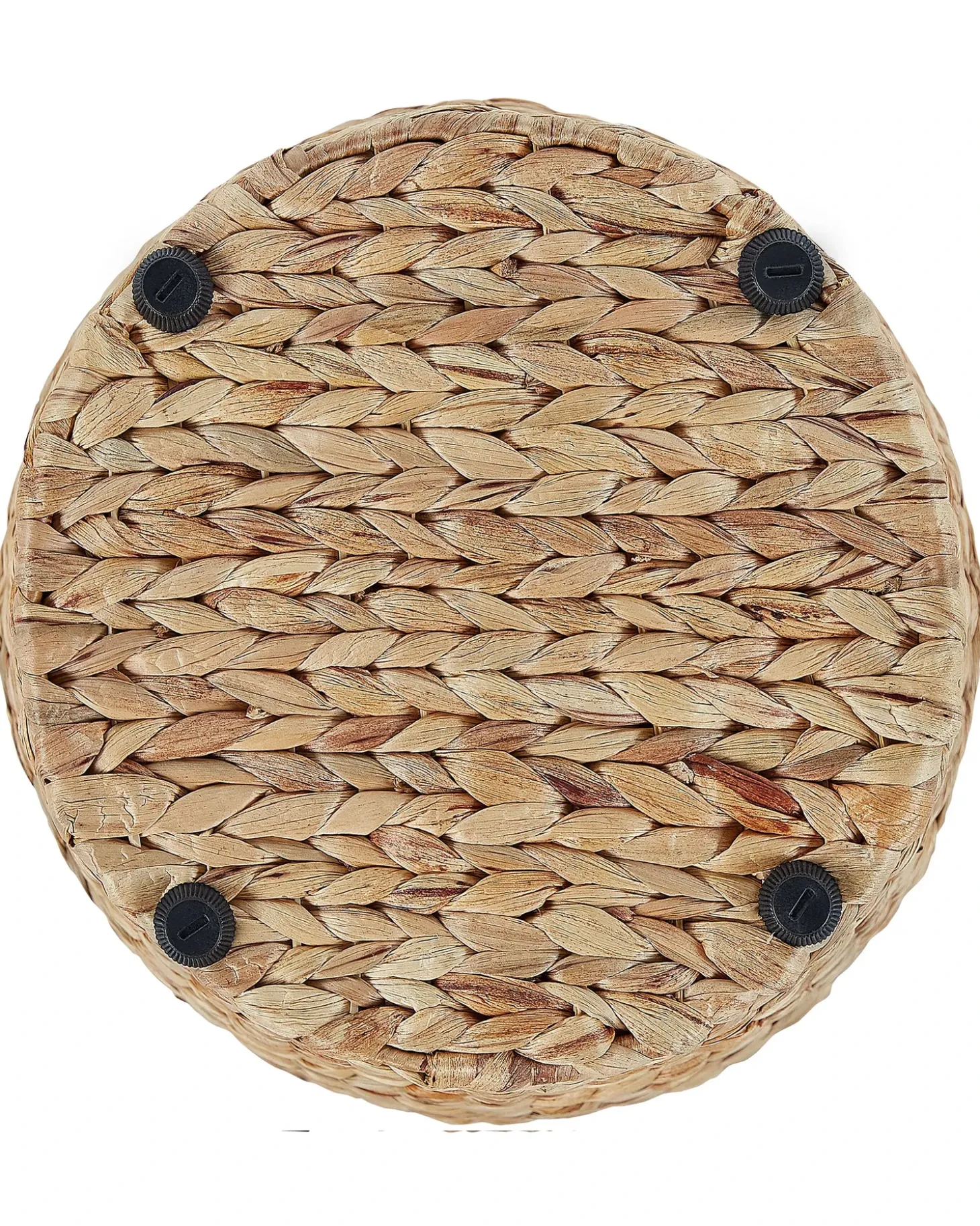 Sæt med 3 plantekrukker PLAKA 29/37/49 cm Naturlig Vandhyacint