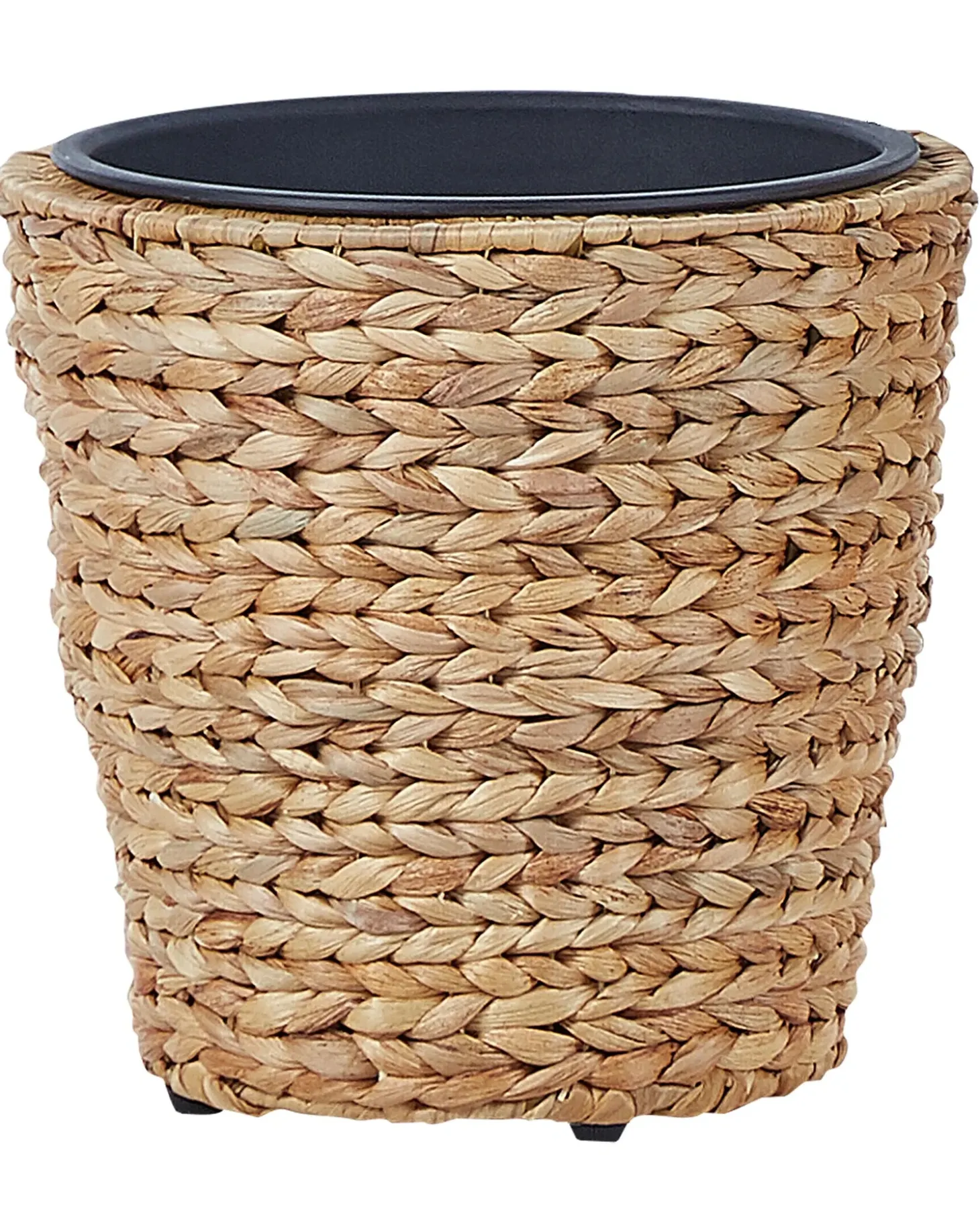 Sæt med 3 plantekrukker PLAKA 29/37/49 cm Naturlig Vandhyacint