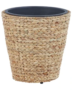 Sæt med 3 plantekrukker PLAKA 29/37/49 cm Naturlig Vandhyacint