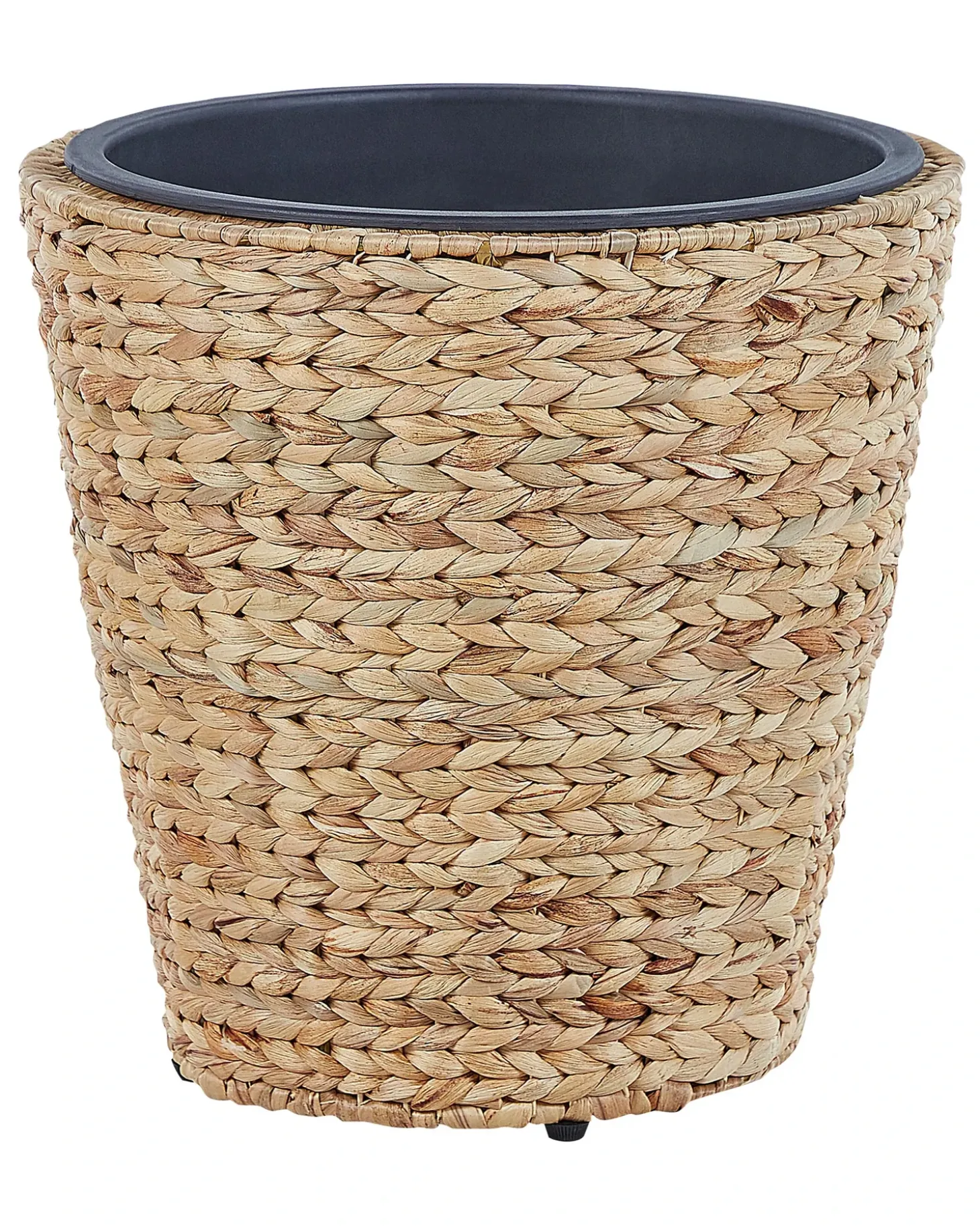 Sæt med 3 plantekrukker PLAKA 29/37/49 cm Naturlig Vandhyacint