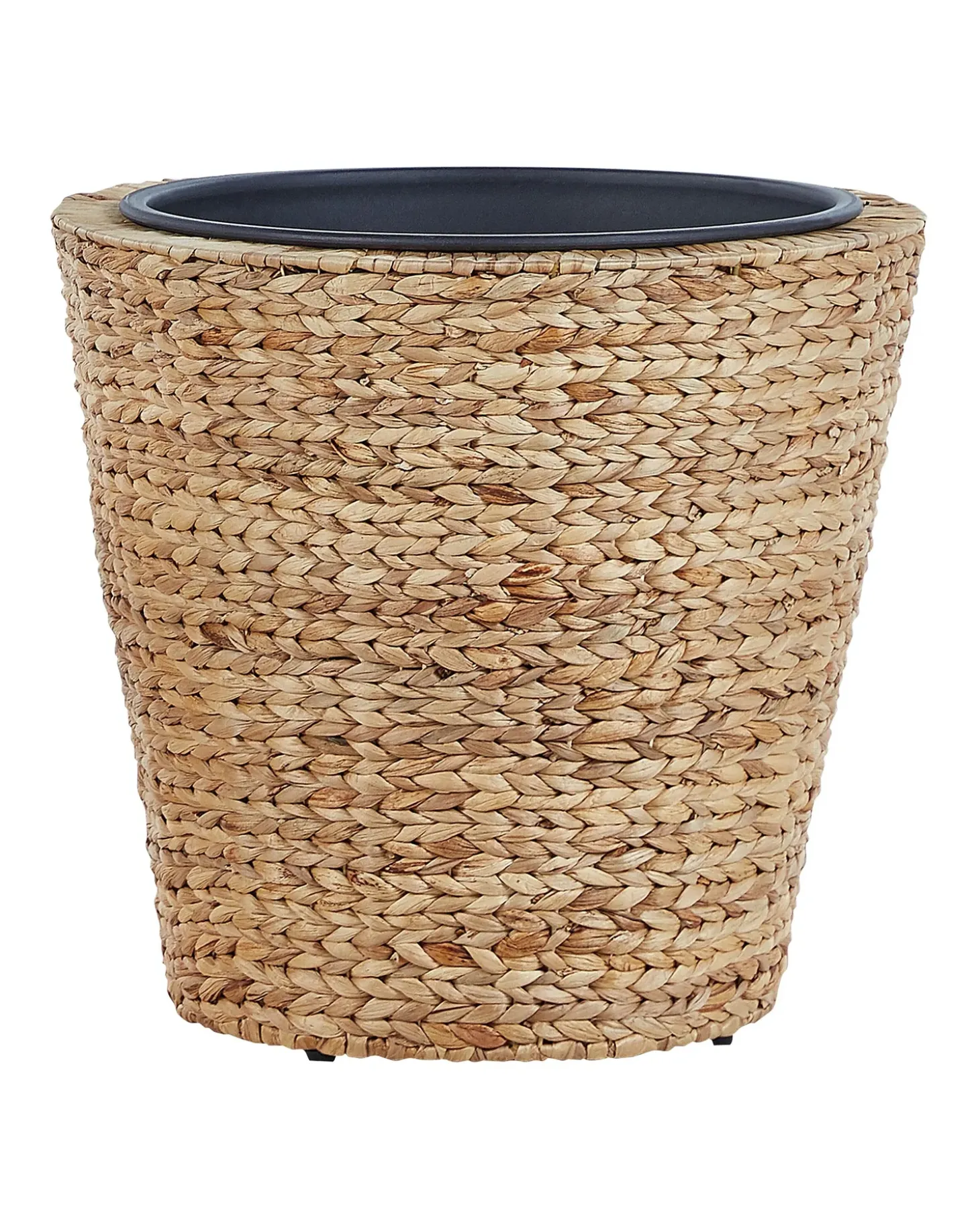 Sæt med 3 plantekrukker PLAKA 29/37/49 cm Naturlig Vandhyacint