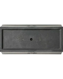 Sæt med 2 plantekrukker PORIA 60 cm Grå
