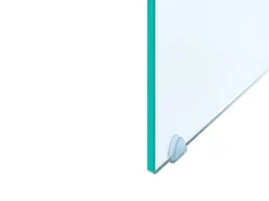 Sæt med 2 sideborde KENDALL Hærdet glas Transparent