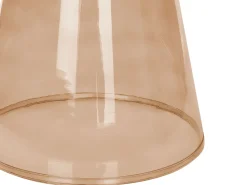 Sæt med 2 sideborde LAGUNA/CALDERA Glas Guldbrun