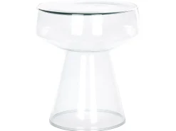 Sæt med 2 sideborde LAGUNA/CALDERA Transparent