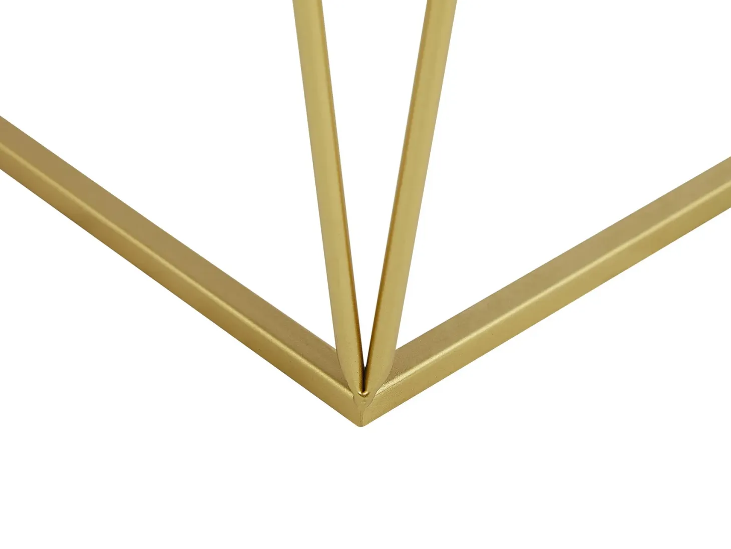 Sæt med 2 sideborde SIERRA Glas Guld