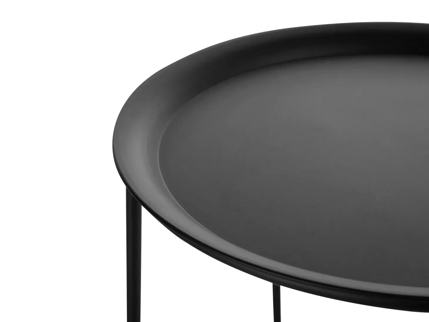 Sæt med 2 sideborde TWINS Metal Sort