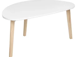 Sæt med 2 sofaborde FLY Hvid