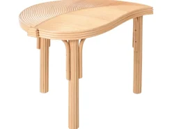 Sæt med 2 sofaborde PARALIA Rattan Naturlig