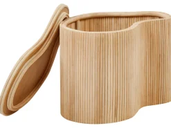 Sæt med 2 sofaborde SALANTI Rattan Naturlig med opbevaring