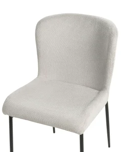 Sæt med 2 spisebordsstole ADA Lysegrå