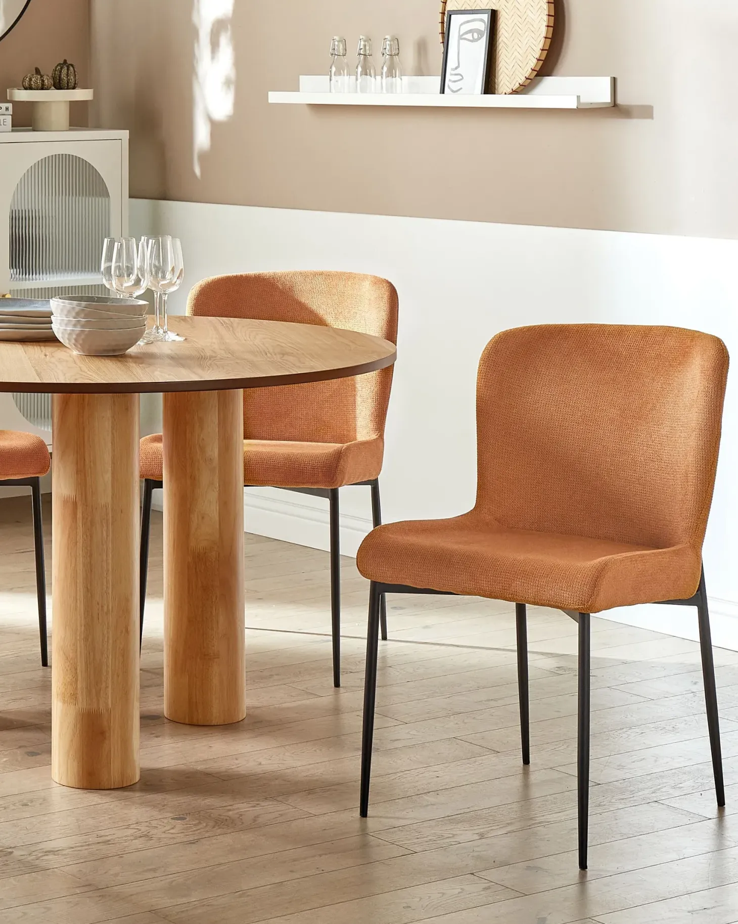 Sæt med 2 spisebordsstole ADA Orange