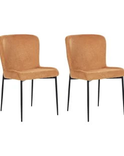 Sæt med 2 spisebordsstole ADA Orange