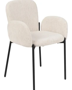 Sæt med 2 spisebordsstole ALBEE Beige