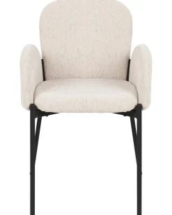 Sæt med 2 spisebordsstole ALBEE Beige