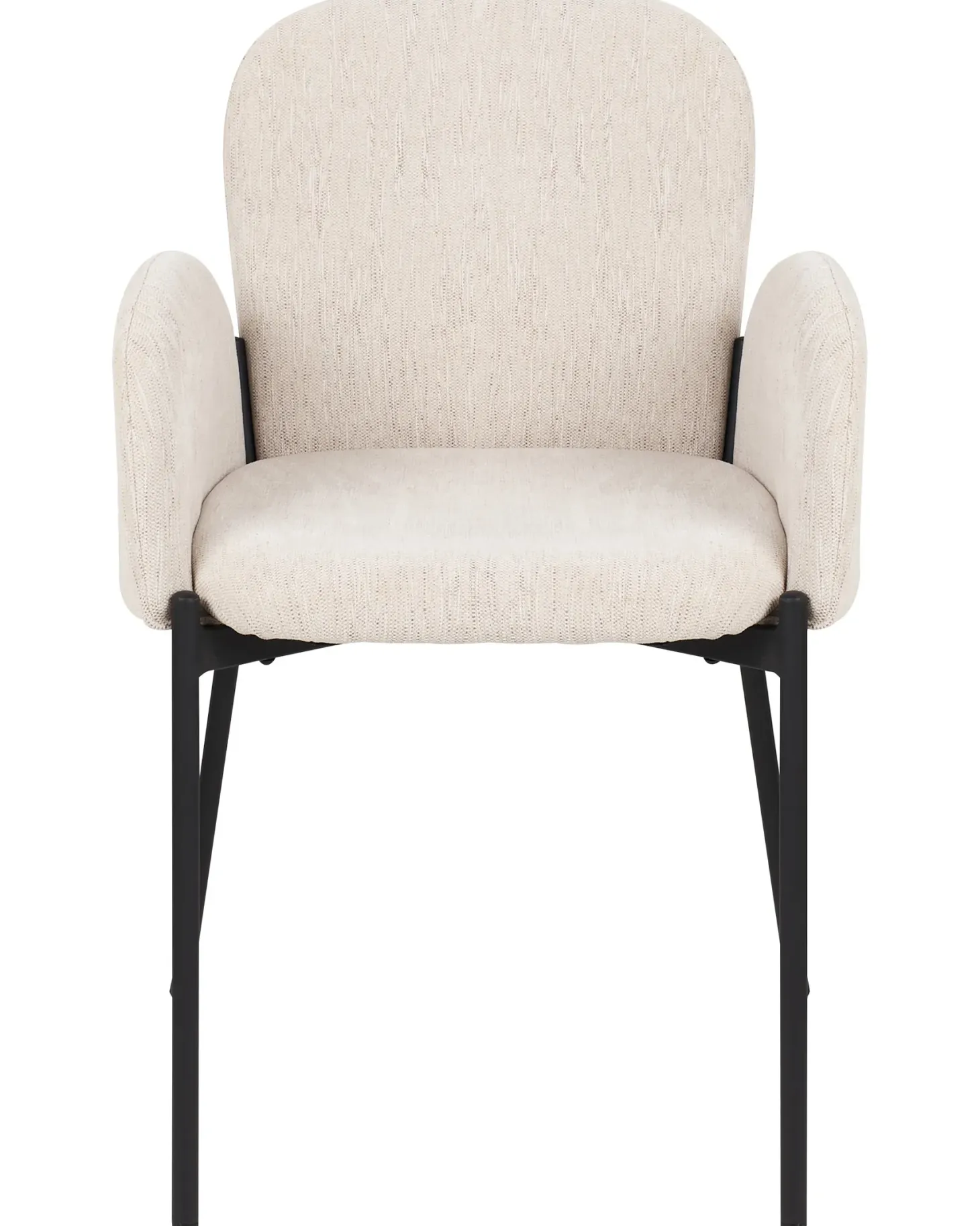 Sæt med 2 spisebordsstole ALBEE Beige