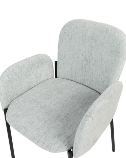Sæt med 2 spisebordsstole ALBEE Mintgrøn