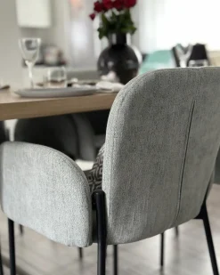 Sæt med 2 spisebordsstole ALBEE Mintgrøn