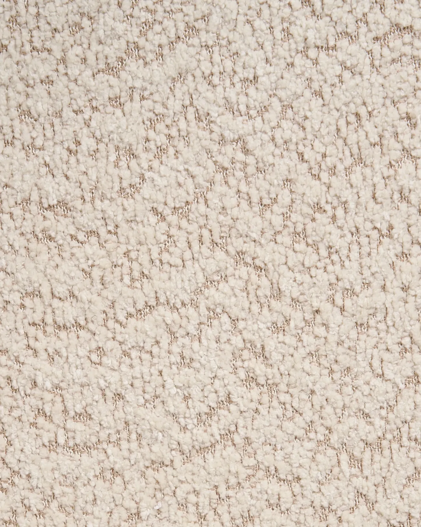 Sæt med 2 spisebordsstole ALBION Boucle Lys Beige