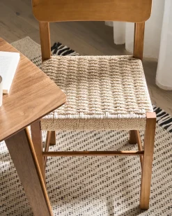 Sæt med 2 spisebordsstole ALLOS Træ Brun