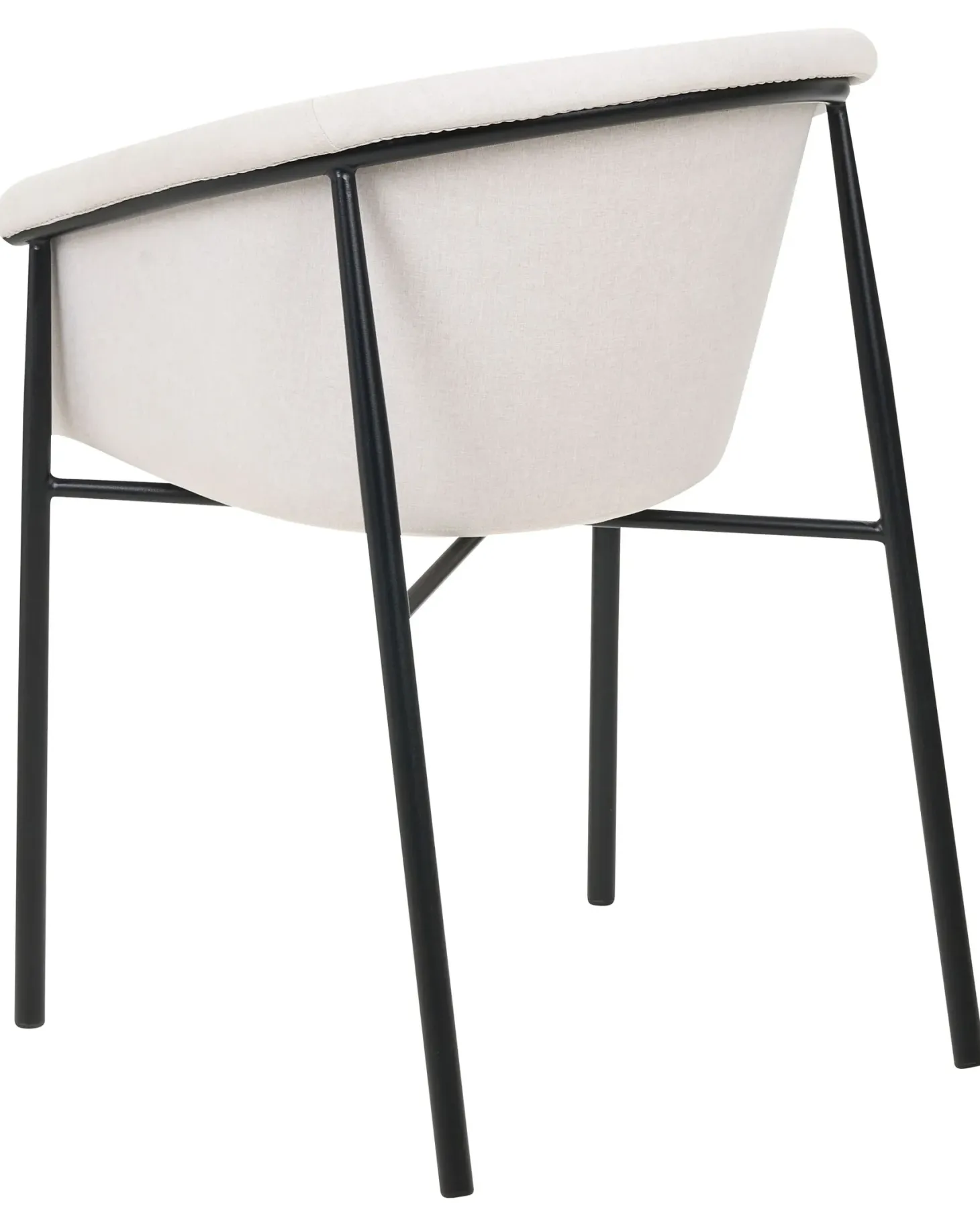 Sæt med 2 spisebordsstole AMES Lys Beige