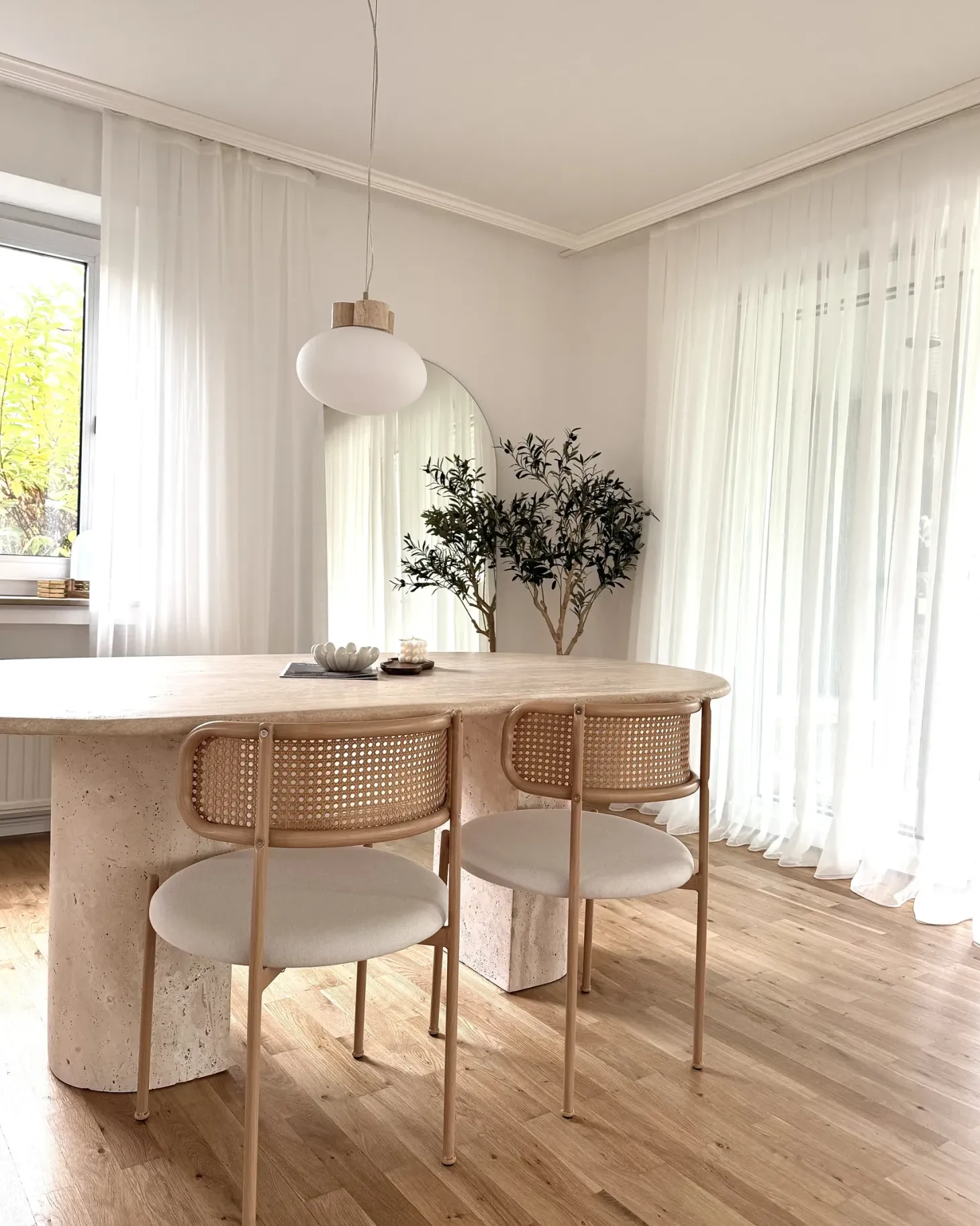 Sæt med 2 spisebordsstole ANDOVER Metal Lys Beige
