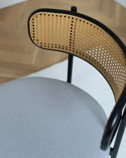 Sæt med 2 spisebordsstole ANDOVER Metal Sort