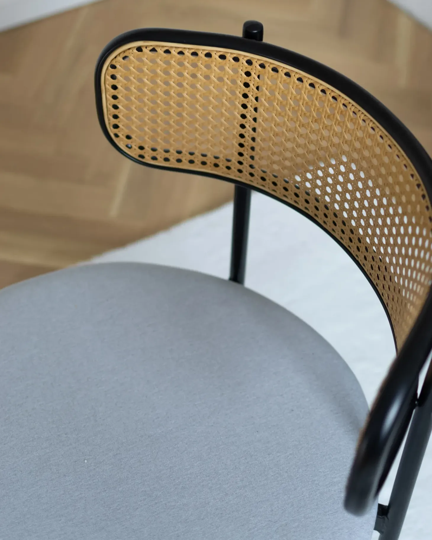 Sæt med 2 spisebordsstole ANDOVER Metal Sort