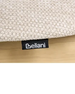 Sæt med 2 spisebordsstole ANOKA Træ Lysebrun/beige