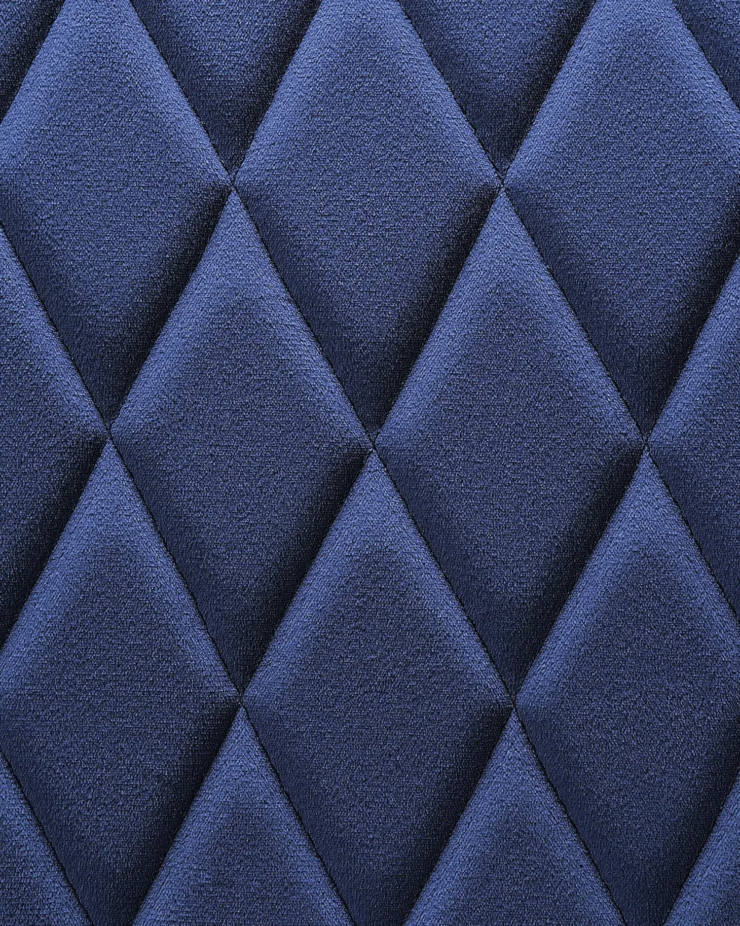 Sæt med 2 spisebordsstole ARCATA Velour Navy Blå