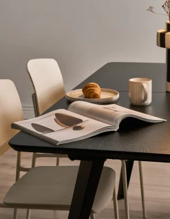 Sæt med 4 spisebordsstole ASTORIA Beige