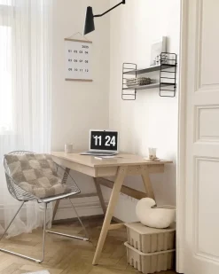 Sæt med 2 spisebordsstole AURORA Metal Sølv