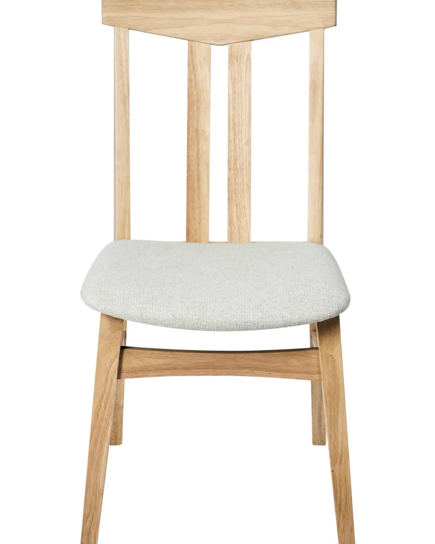 Sæt med 2 spisebordsstole AVALON Træ Lys Beige