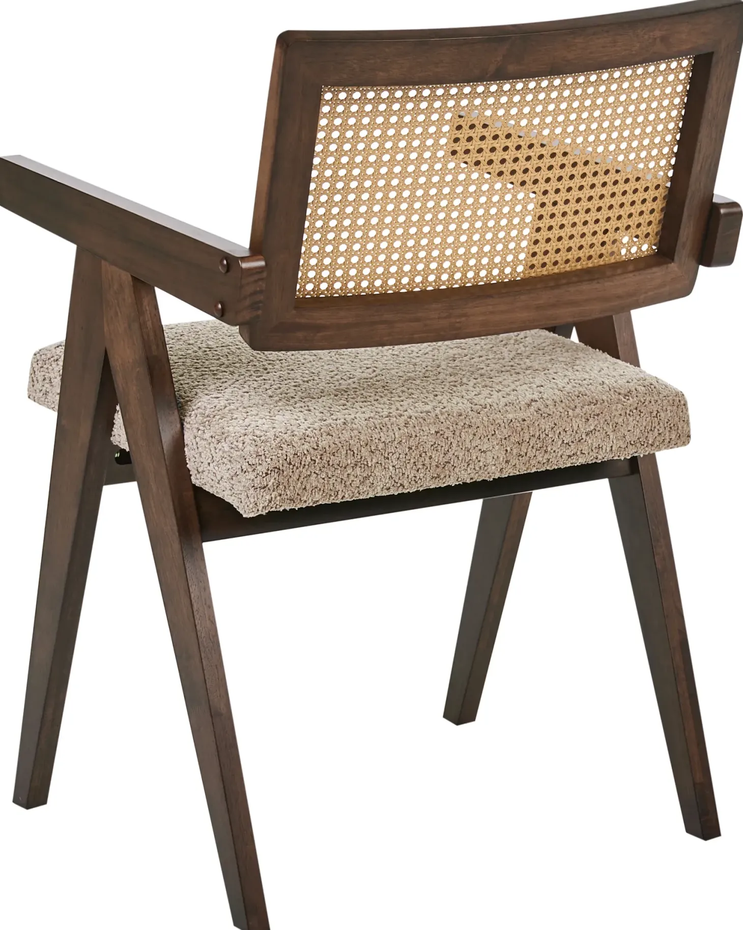 Sæt med 2 spisebordsstole AVA Træ Brun/taupe