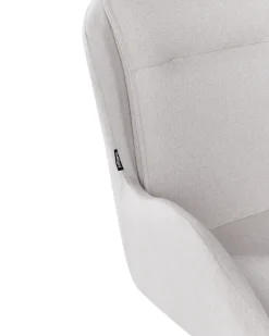Sæt med 2 spisebordsstole AVELAR Lys Beige