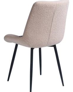 Sæt med 2 spisebordsstole AVILLA Boucle Beige