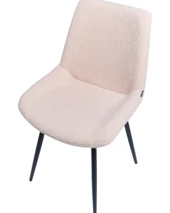 Sæt med 2 spisebordsstole AVILLA Boucle Beige