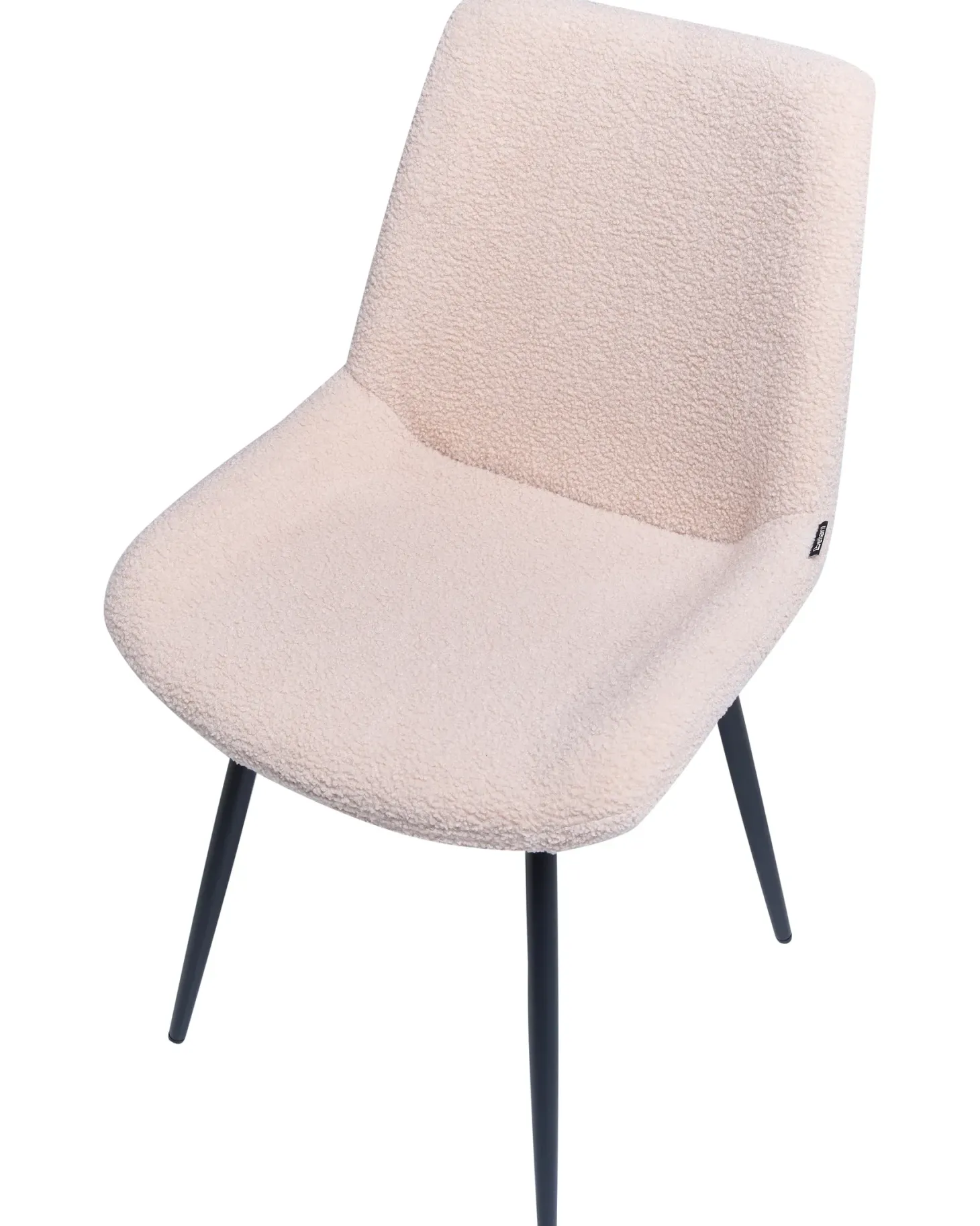 Sæt med 2 spisebordsstole AVILLA Boucle Beige