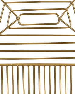Sæt med 2 spisebordsstole BEATTY Metal Guld
