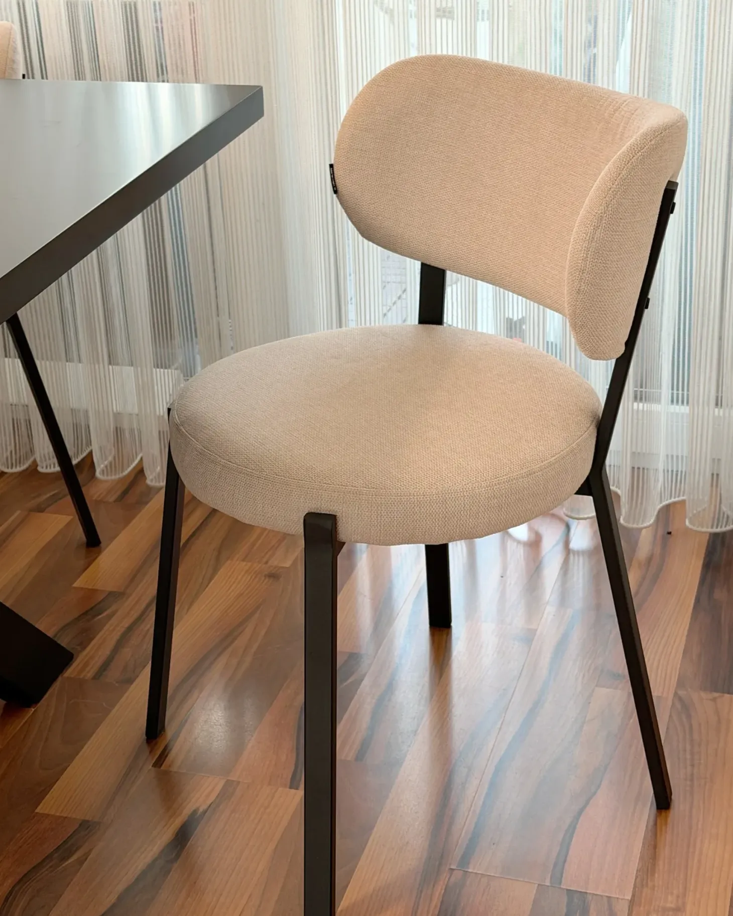Sæt med 2 spisebordsstole BRONTE Lys Beige