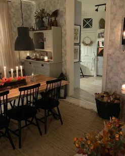 Sæt med 2 spisebordsstole BURBANK Træ Sort