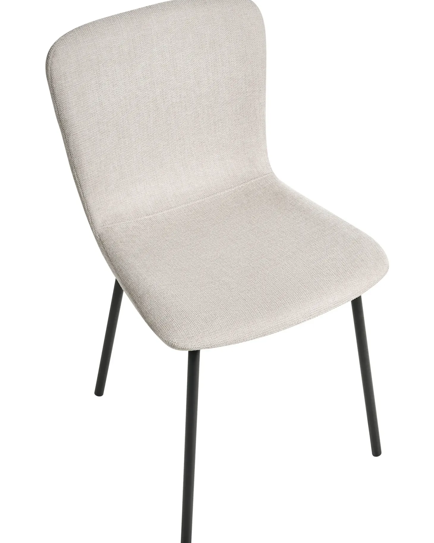Sæt med 4 spisebordsstole CALDWELL Lys Beige