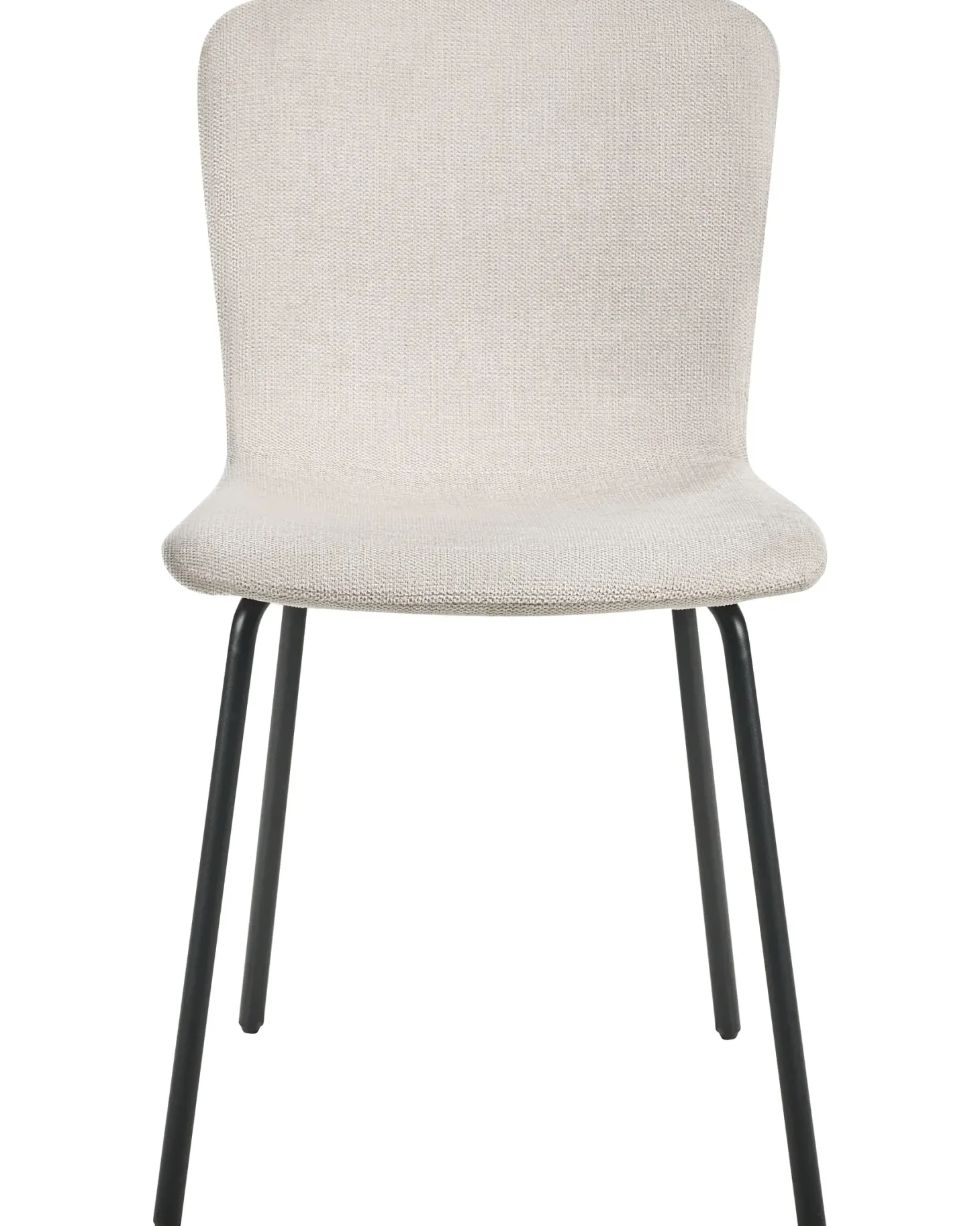 Sæt med 4 spisebordsstole CALDWELL Lys Beige