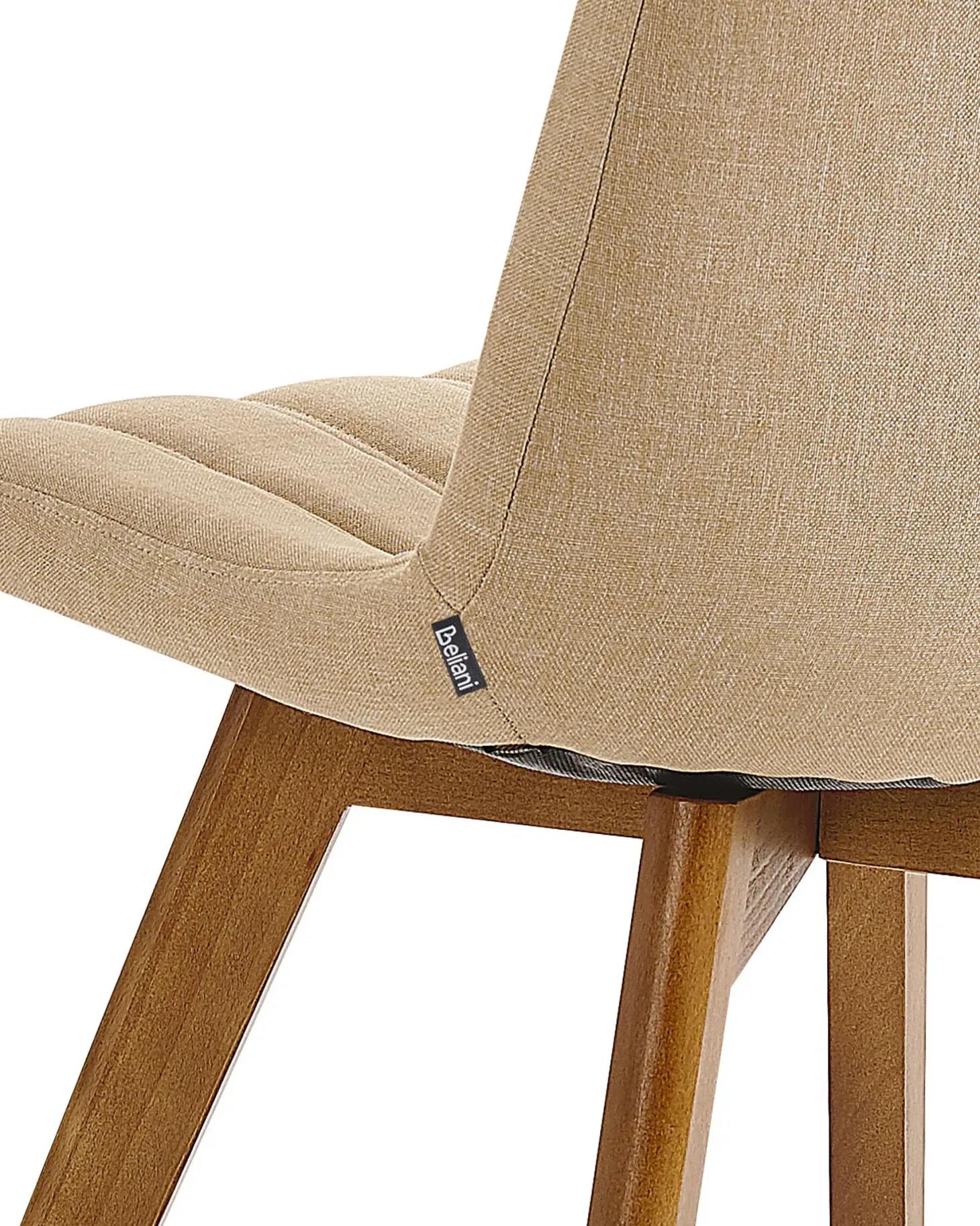 Sæt med 2 spisebordsstole CALGARY Sand Beige