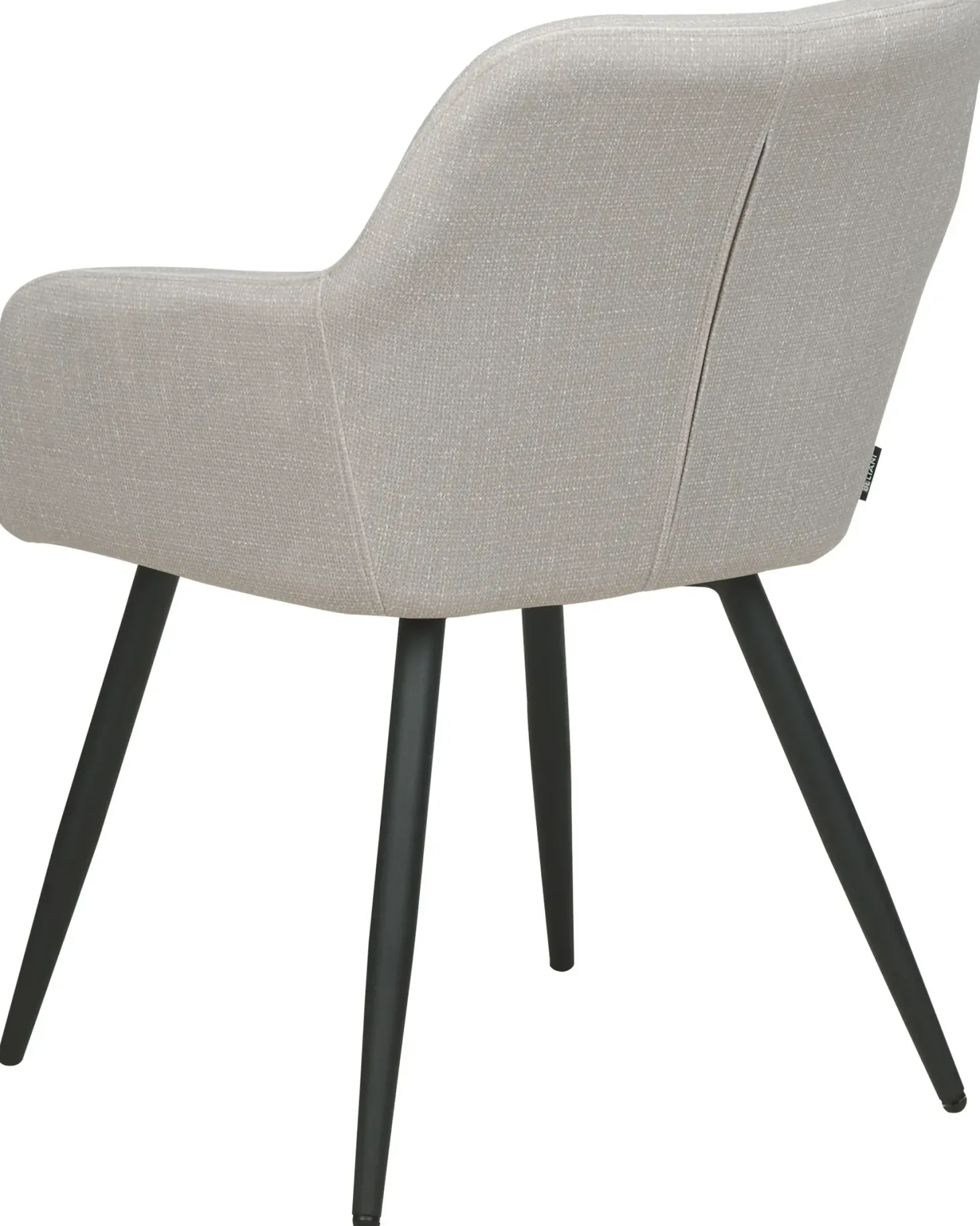 Sæt med 2 spisebordsstole CASMALIA Velour Brungrå