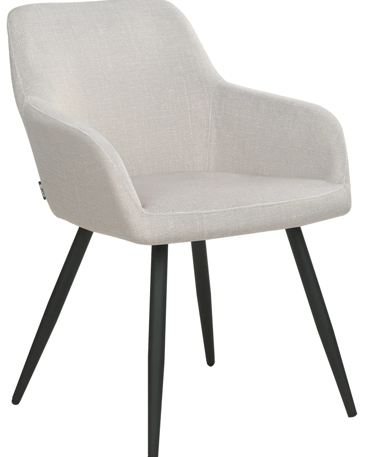 Sæt med 2 spisebordsstole CASMALIA Velour Brungrå