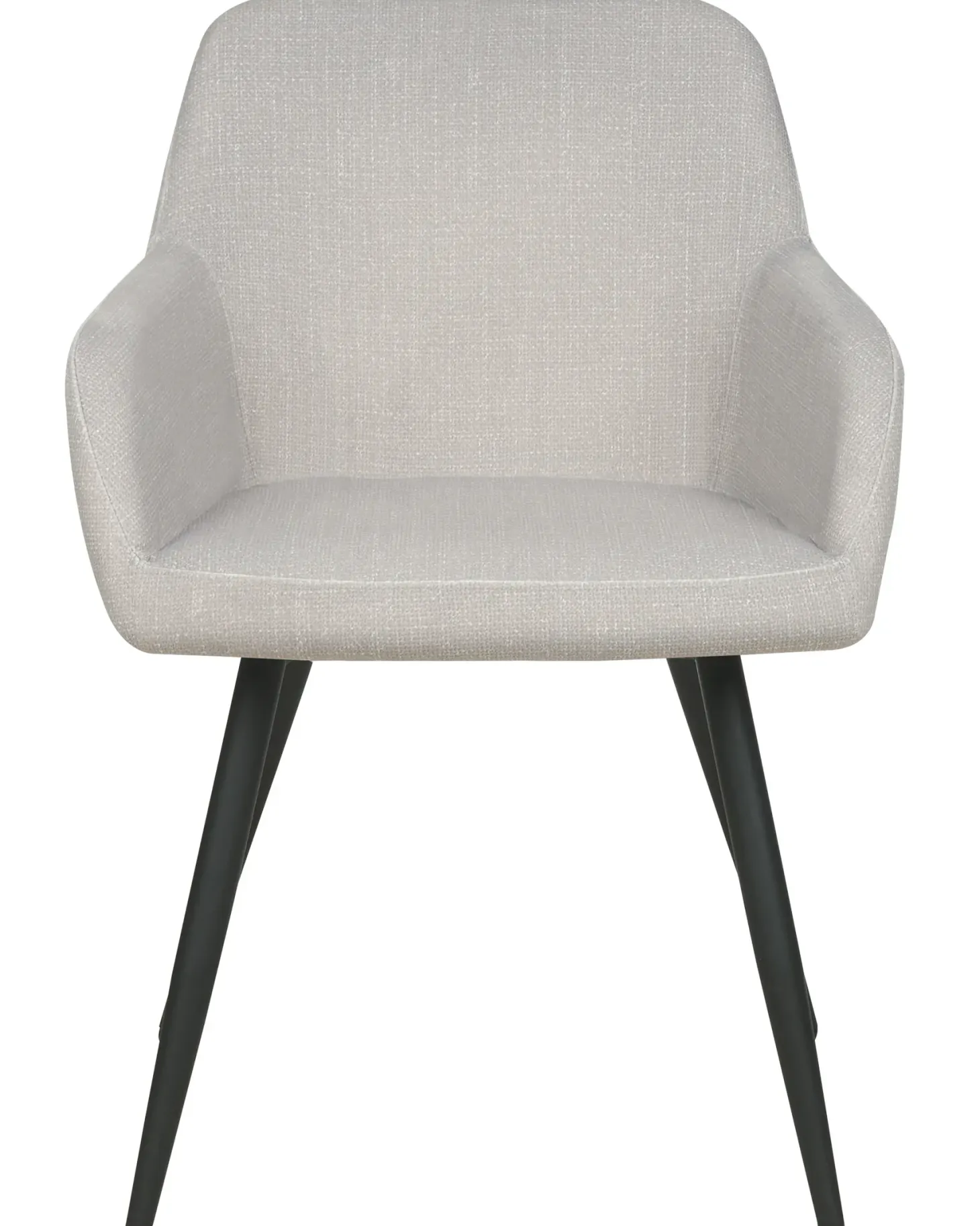 Sæt med 2 spisebordsstole CASMALIA Velour Brungrå